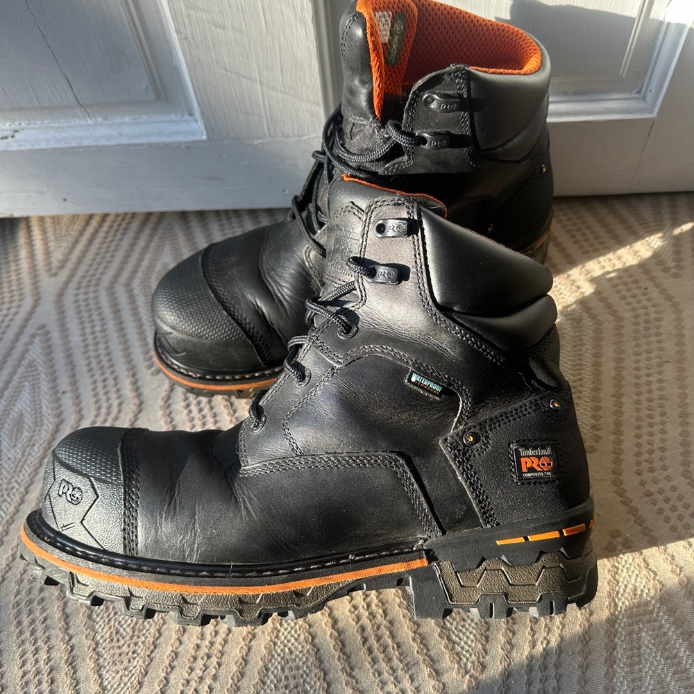 Men's 11.5 Timberland Pro Boondock 6" Composite Toe Waterproof Work Boot